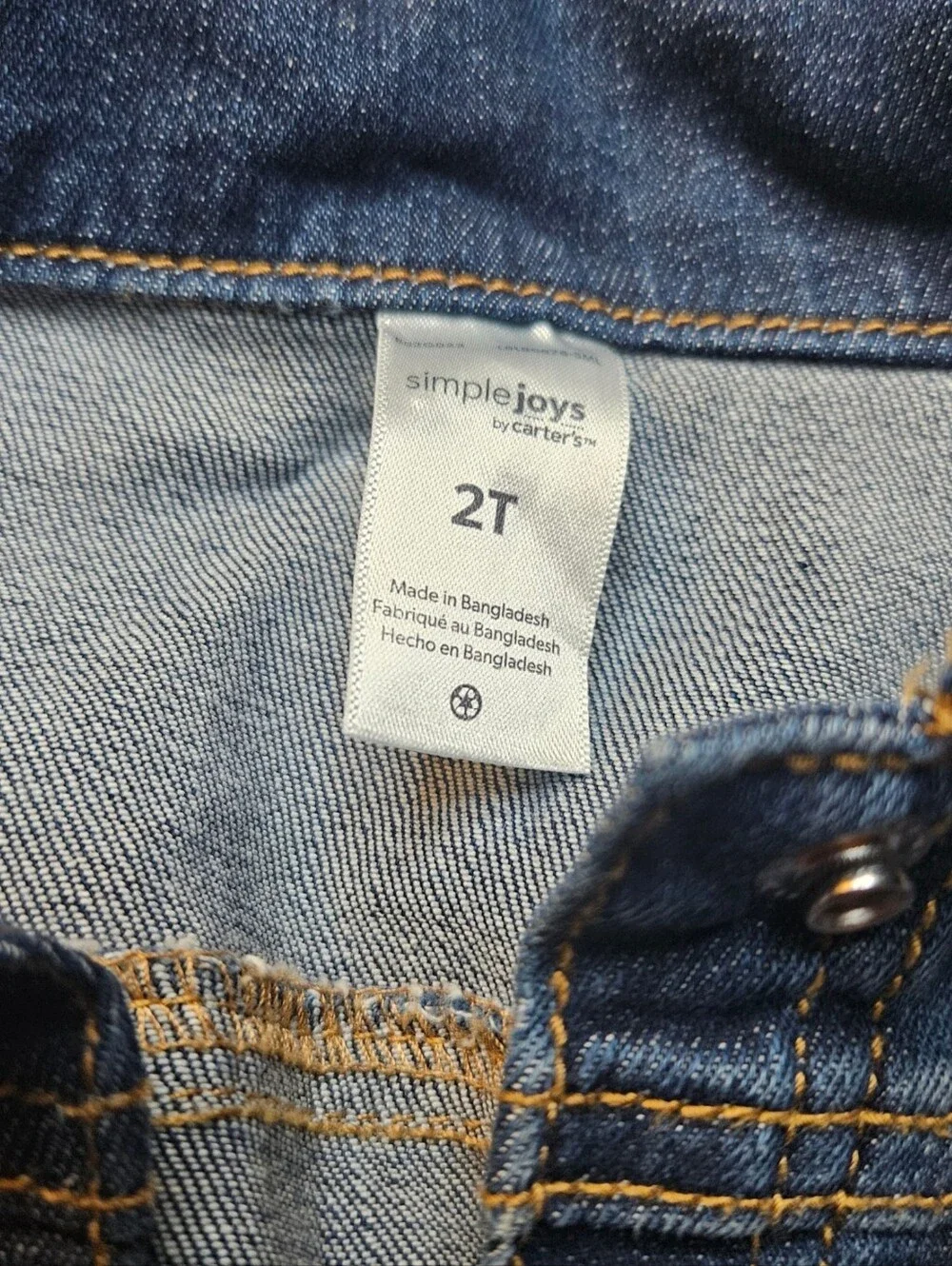 Simple Joys by Carter's 2T Blue Denim Jean Jacket